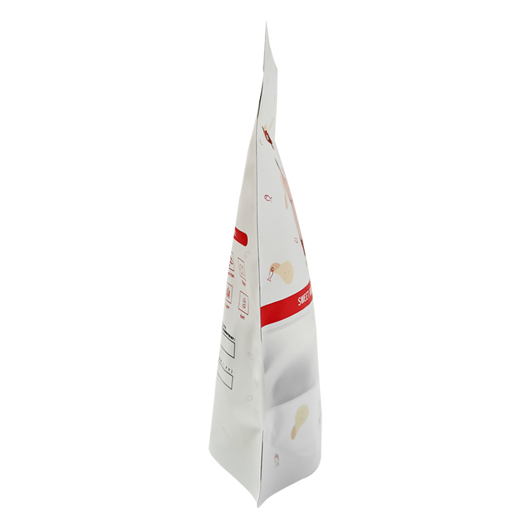 Matte Metallized Stand Up Pouch with Clear Strip Window Gallery 5