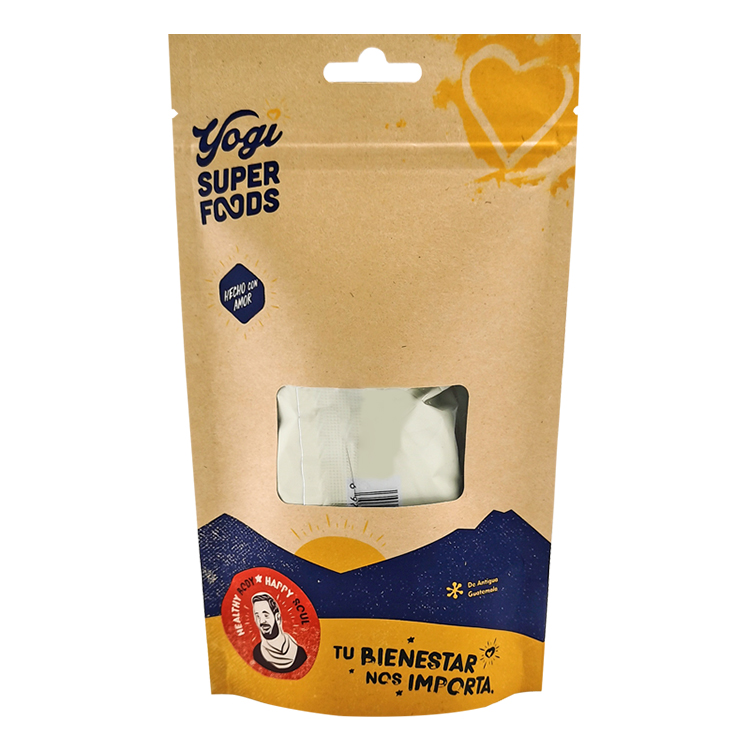 Custom Matte Three-Side Seal Pouch with Hang Hole for Superfoods & Healthy Snacks Gallery 2