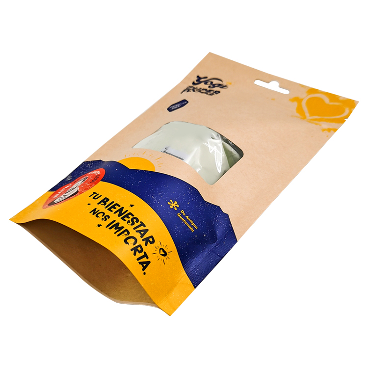 Custom Matte Three-Side Seal Pouch with Hang Hole for Superfoods & Healthy Snacks Gallery 5