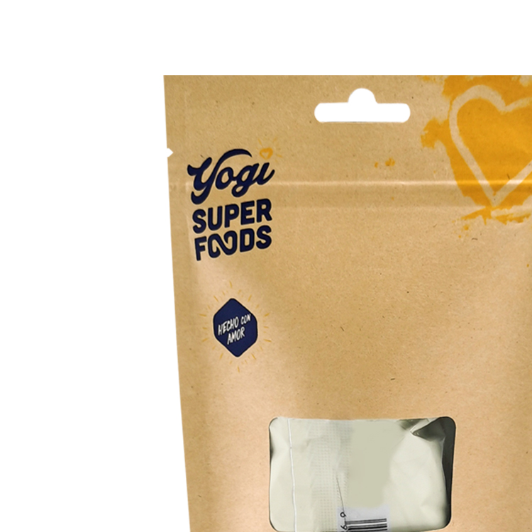 Custom Matte Three-Side Seal Pouch with Hang Hole for Superfoods & Healthy Snacks Gallery 6