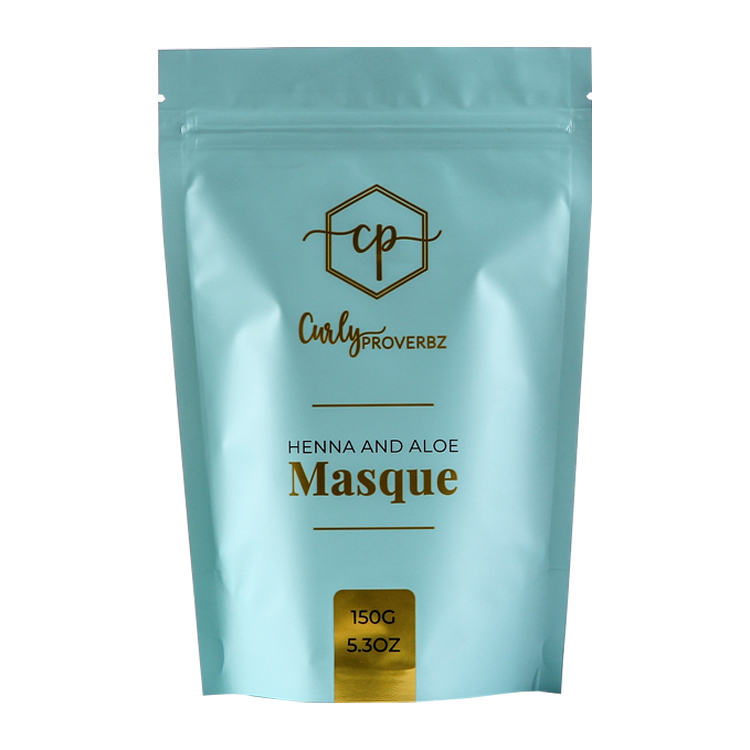 Custom Printed Matte Stand Up Pouch with Spot UV for Hair Masque and Cosmetics Powder Gallery 3