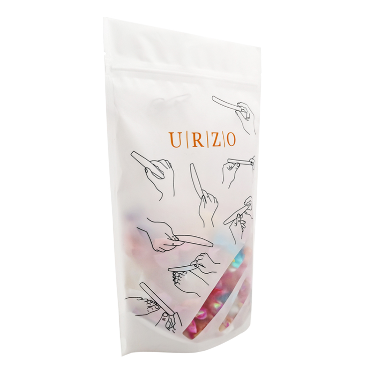 Custom Matte Stand Up Pouch with Shaped Windows for Nail Files & Beauty Tools Gallery 4