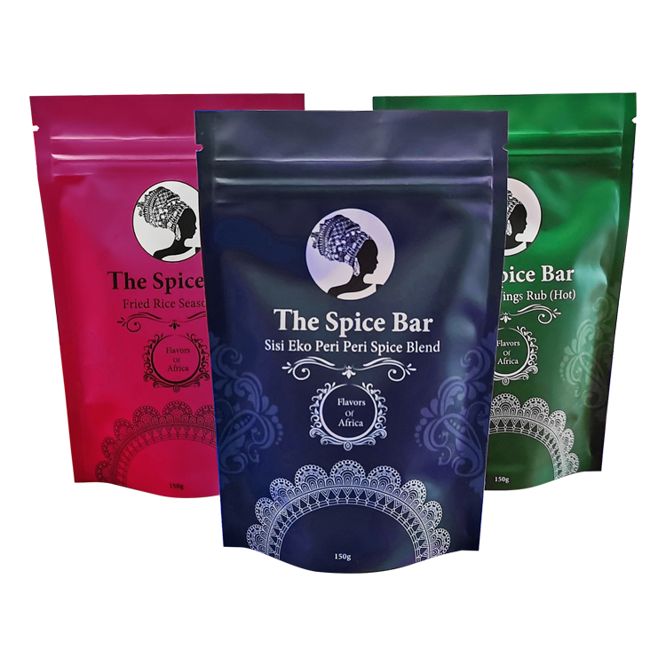Custom Digitally Printed Matte Stand Up Pouch for Traditional Snacks & Bakery Packaging