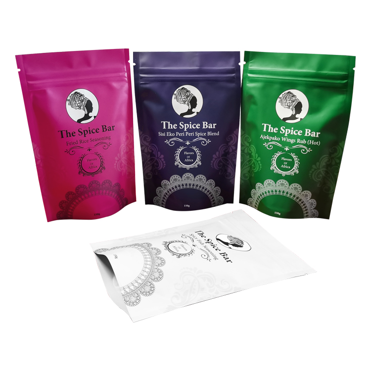Custom Digitally Printed Matte Stand Up Pouch for Traditional Snacks & Bakery Packaging Gallery 2