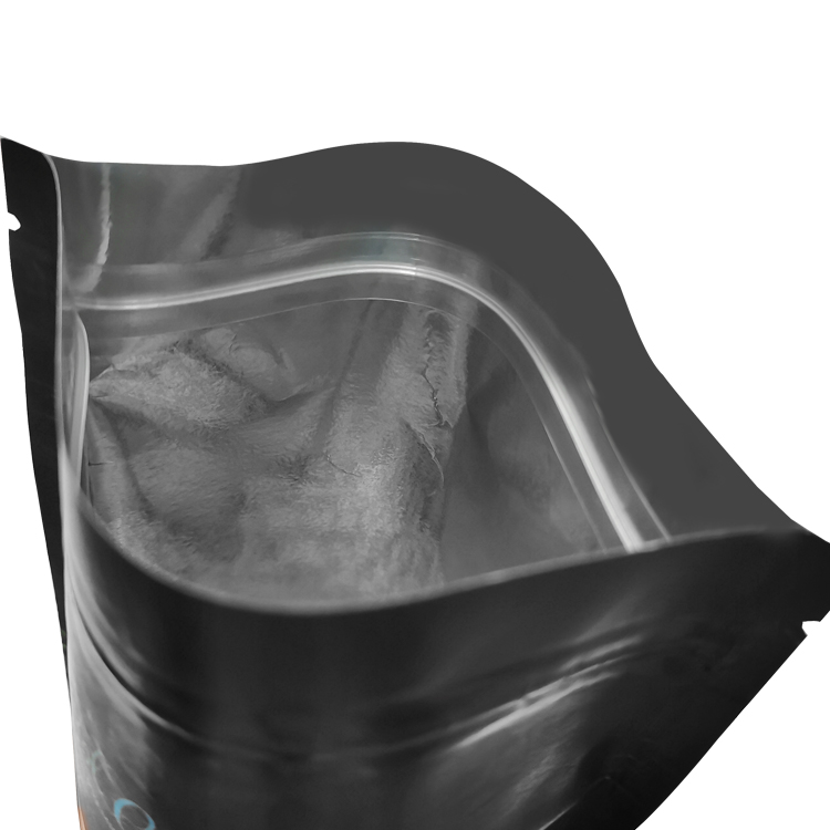 Custom Digitally Printed Matte Kraft Coffee Stand Up Pouch with Valve and Zipper (250g) Gallery 5