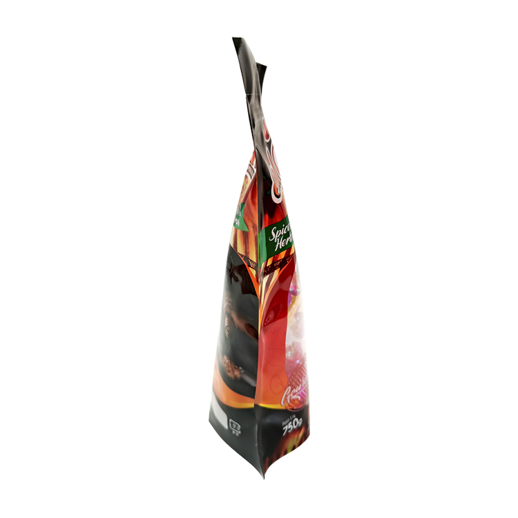 Custom Clear Window Stand Up Pouch with Nylon (NY/PE) for 750g BBQ Seasoning & Coarse Salt Gallery 5