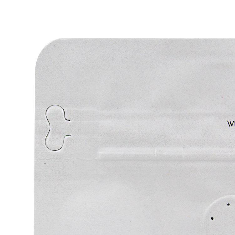Custom White Kraft Paper Flat Bottom Coffee Bag with Degassing Valve and Side Zipper (12oz / 340g) Gallery 5