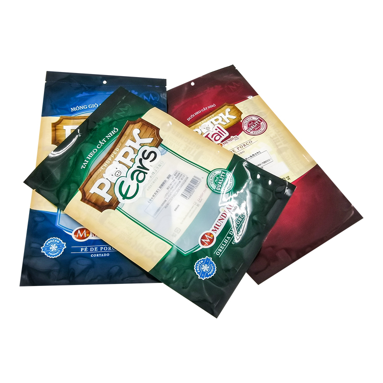 Heavy-Duty Nylon (NY/PE) Three-Side Seal Pouch with Clear Window for Frozen Meat & Pork Bones Gallery 2