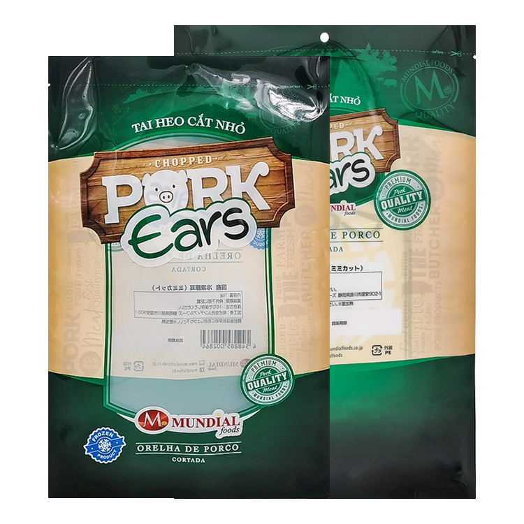 Heavy-Duty Nylon (NY/PE) Three-Side Seal Pouch with Clear Window for Frozen Meat & Pork Bones Gallery 5