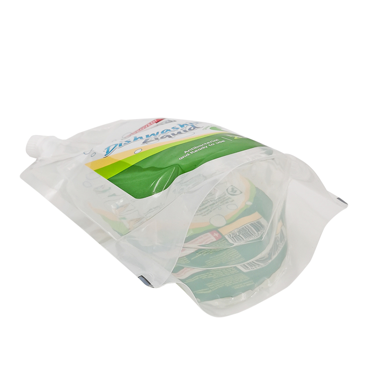 Custom 2L Stand-Up Liquid Spout Pouch with Handle – Heavy-Duty PET/NY/PE Packaging Bag for Dishwashing Liquid and Detergent Refills Gallery 6