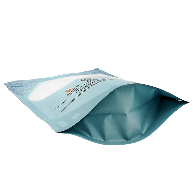 Custom 100g Stand-Up Pouch for Sea Moss – High-Barrier Matte Mylar Bag with Clear Window and Digital Printing Gallery 6