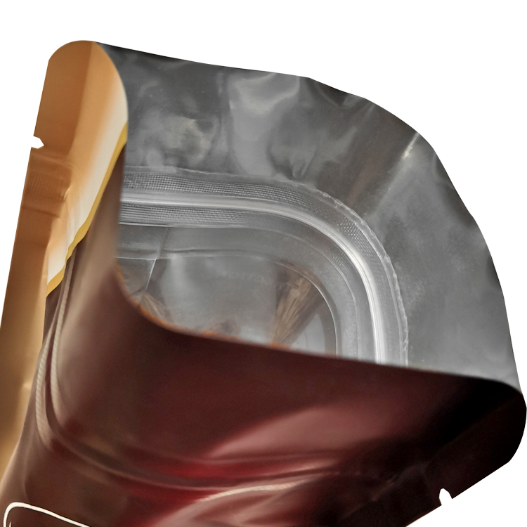 Custom Matte Flat Bottom Pouch (8-Side Seal) with Zipper for Functional Coffee & Supplement Sachets Gallery 6