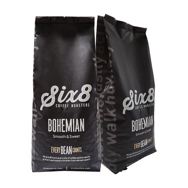 Custom Recyclable Mono-Material (PE/MDOPE) Side-Gusset Coffee Bag with High-Barrier Degassing Valve Gallery 4