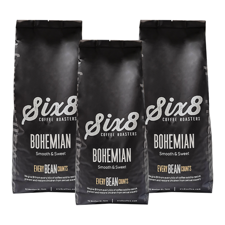 Custom Recyclable Mono-Material (PE/MDOPE) Side-Gusset Coffee Bag with High-Barrier Degassing Valve Gallery 6