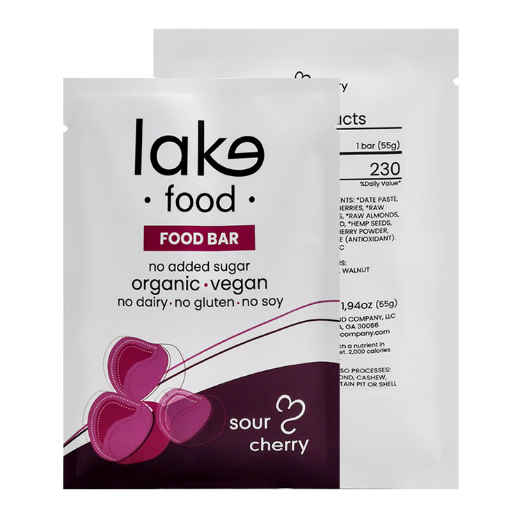 Custom Digital Printed Matte Three-Side Seal Pouch (MATOPP/VMPET/PE) for 55g Organic Energy Bars Gallery 5