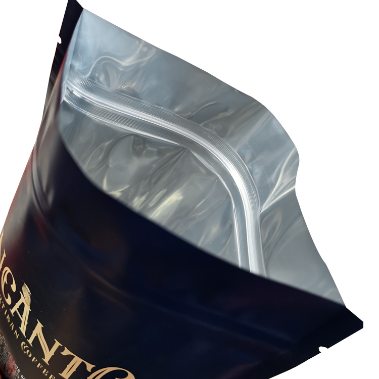 Custom Printed Matte Stand-Up Coffee Pouch (MATOPP/VMPET/PE) with Degassing Valve for 250g Specialty Beans Gallery 6