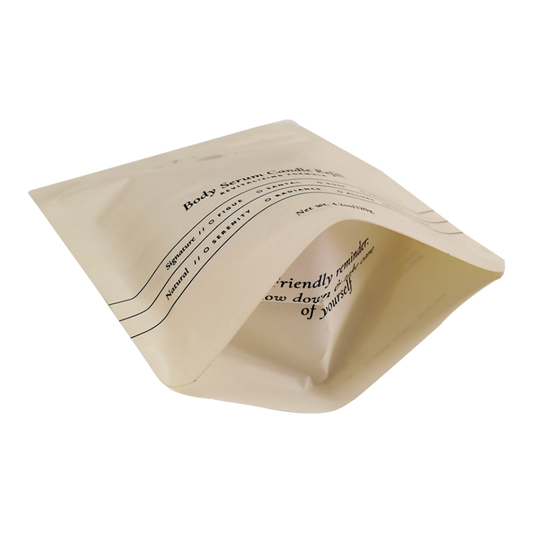 Custom 100% Compostable Microwave-Safe Stand-Up Pouch for 120g Body Serum Candle Refills Gallery 6