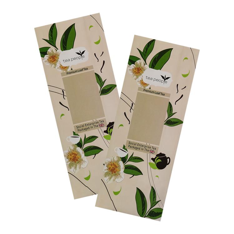 Custom 100% Compostable Side-Gusset Bulk Tea Bag (Kraft/NKME/PBS) for Commercial Loose Leaf Tea Gallery 3