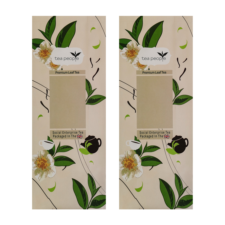 Custom 100% Compostable Side-Gusset Bulk Tea Bag (Kraft/NKME/PBS) for Commercial Loose Leaf Tea Gallery 4