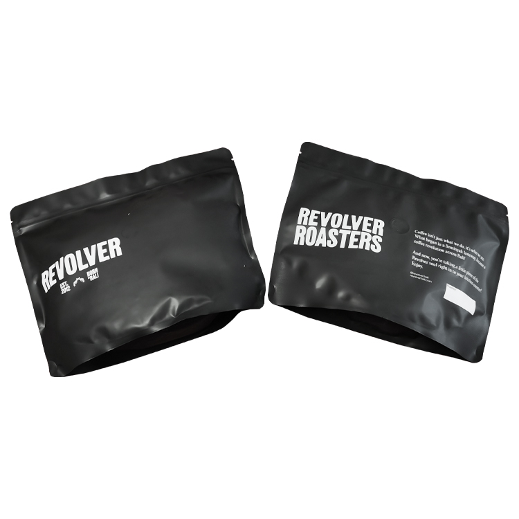 Custom 100% Recyclable Soft-Touch Stand-Up Coffee Pouch with Valve for Specialty Beans Gallery 5