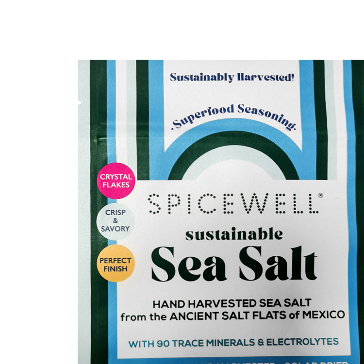 Custom Digital Printed 100% Compostable Stand-Up Pouch (NK/Kraft/NKME/PBS) for 5oz Gourmet Seasonings & Mineral Salts Gallery 6