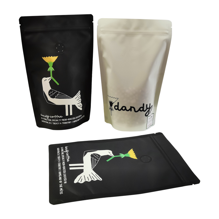 Custom Digital Printed 100% Recyclable Stand-Up Coffee Pouch (MDOPE/PE) with Valve for 12oz Specialty Beans Gallery 3