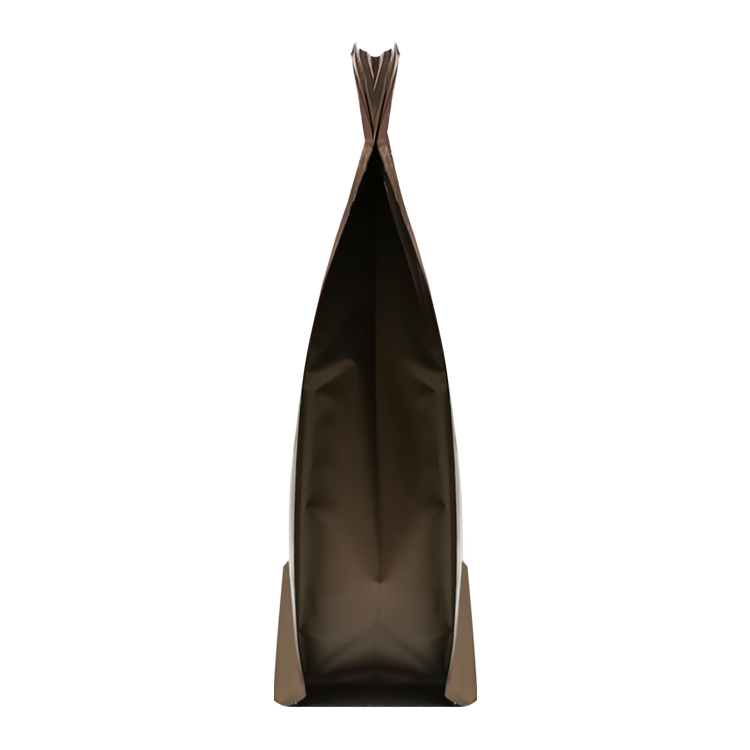 Custom Digital Printed Matte Flat Bottom Coffee Pouch with Valve & Side Zipper for 250g Specialty Beans Gallery 4