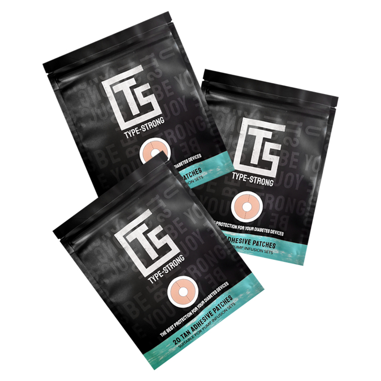 Custom Digital Printed Matte Flat Pouch (120 Micron) with Zipper for 20ct Medical Device Adhesive Patches Gallery 3