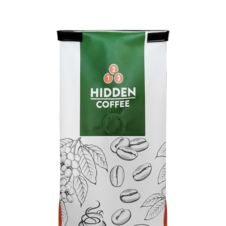 Custom Digital Printed Matte Side-Gusset Coffee Pouch (140 Micron) with Degassing Valve for 500g Whole Beans Gallery 6