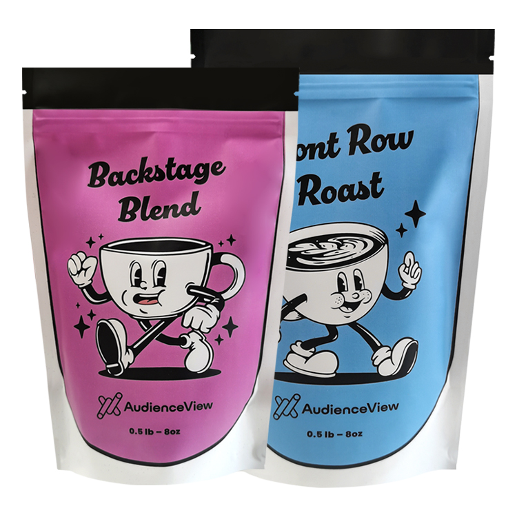 Custom Digital Printed Matte Stand-Up Coffee Pouch with Degassing Valve for 8oz Beans