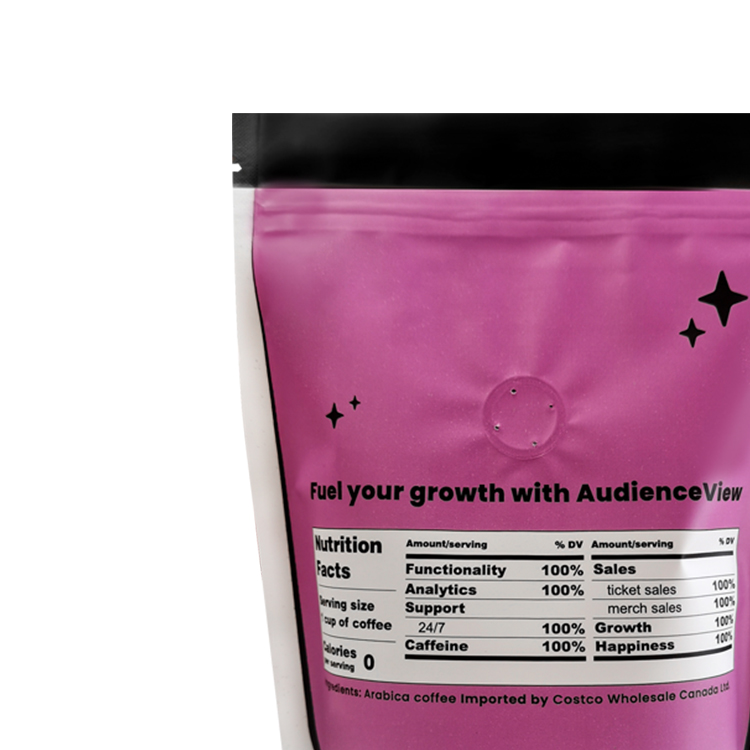 Custom Digital Printed Matte Stand-Up Coffee Pouch with Degassing Valve for 8oz Beans Gallery 6