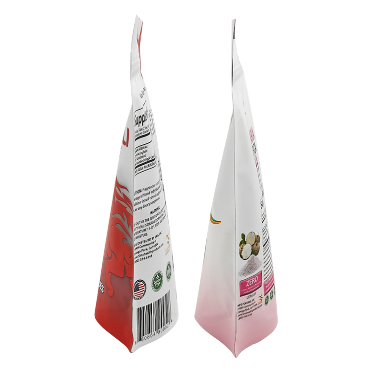 Custom Digital Printed Matte Stand-Up Pouch (MATOPP/VMPET/PE) with Zipper for 100ct Capsule Dietary Supplements Gallery 6