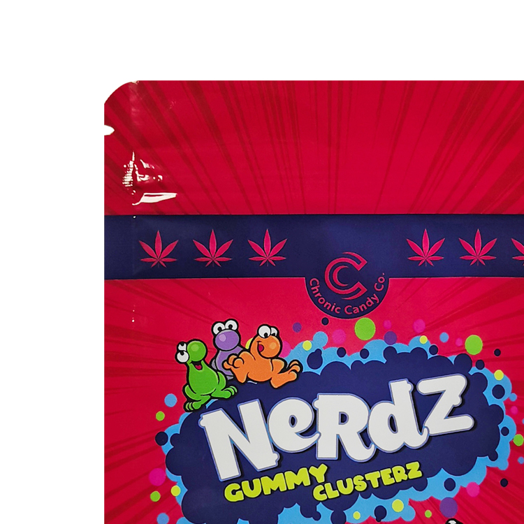 Custom Digital Printed Metallized Stand-Up Pouch Cannabis Gummy Clusters Gallery 6