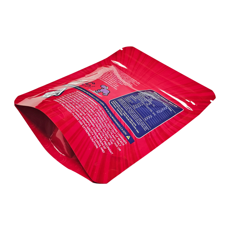 Custom Digital Printed Metallized Stand-Up Pouch Cannabis Gummy Clusters Gallery 5