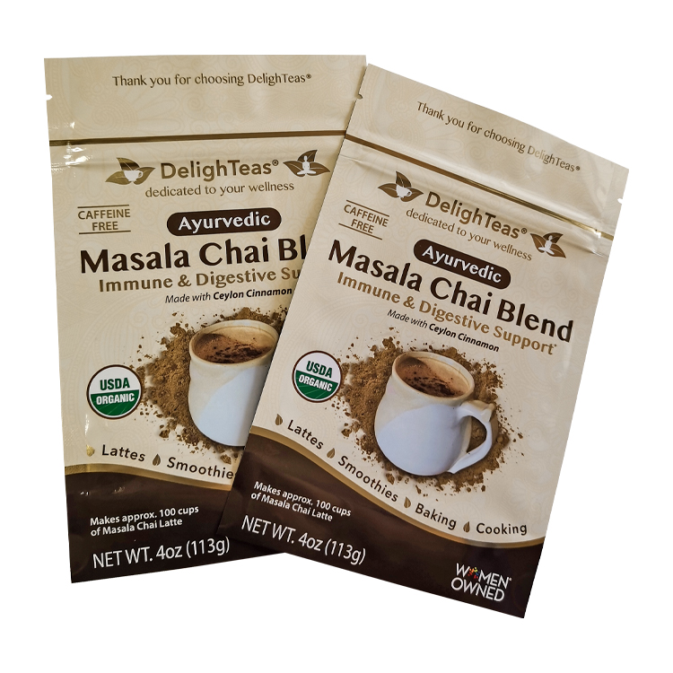 Custom Digital Printed Stand-Up Pouch (PET/VMPET/Anti-Static PE) with Zipper for 3.5oz Organic Cookies & Bakery Bites Gallery 4