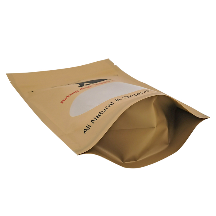 Custom Matte Stand-Up Pouch (120 Micron) with Oval Window for Premium Organic Dog Treats Gallery 6
