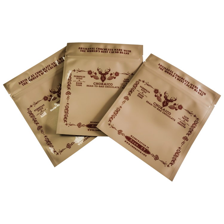 Custom Printed 100% Recyclable 3-Side Seal Pouch (Mono-PP) for Artisanal Bean-to-Bar Chocolates Gallery 4