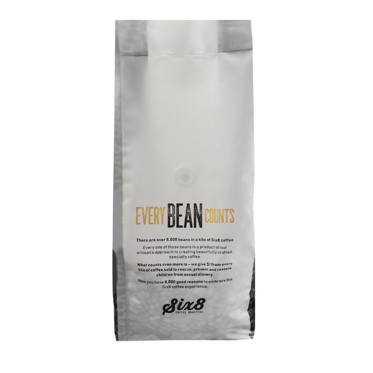 Custom Printed 100% Recyclable Side-Gusset Coffee Bag (MDOPE/PE) with PE Valve for 1kg Wholesale Beans Gallery 2