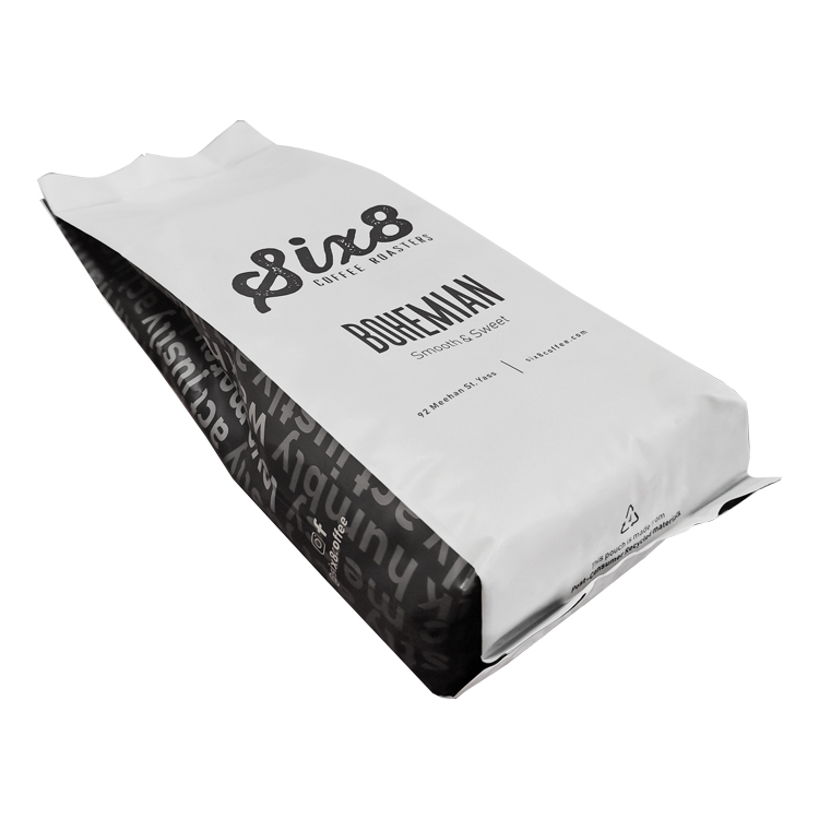 Custom Printed 100% Recyclable Side-Gusset Coffee Bag (MDOPE/PE) with PE Valve for 1kg Wholesale Beans Gallery 6