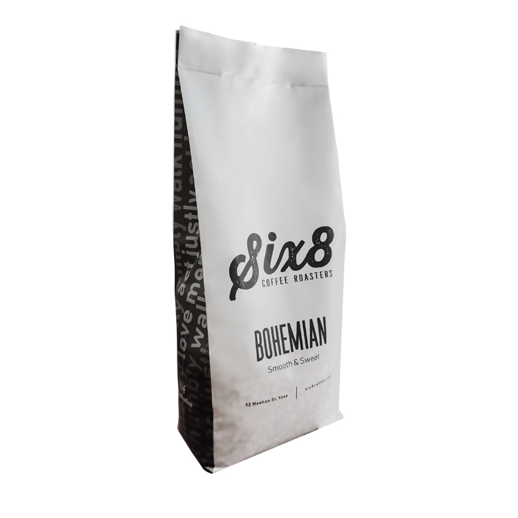 Custom Printed 100% Recyclable Side-Gusset Coffee Bag (MDOPE/PE) with PE Valve for 1kg Wholesale Beans Gallery 5