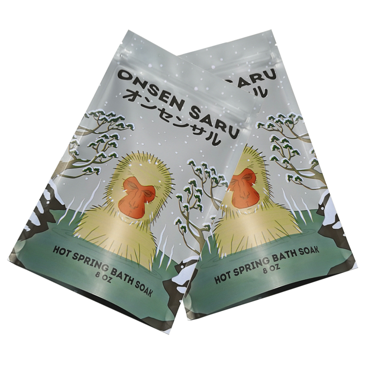 Custom Printed 100% Recyclable Stand-Up Pouch (Mono-PP) with Zipper for 8oz Bath Salts & Essential Oil Soaks Gallery 6