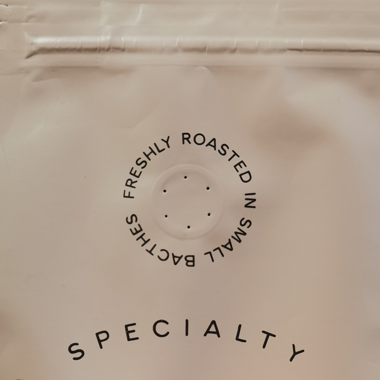 Custom Printed Matte Kraft Flat Bottom Coffee Pouch (8-Side Seal) with Pocket Zipper and Degassing Valve Gallery 6